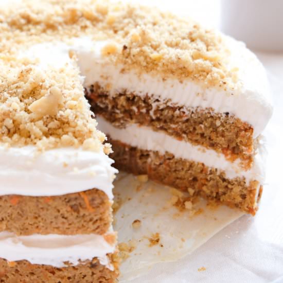 Vegan Carrot Cake - Recipe photo by instantveg