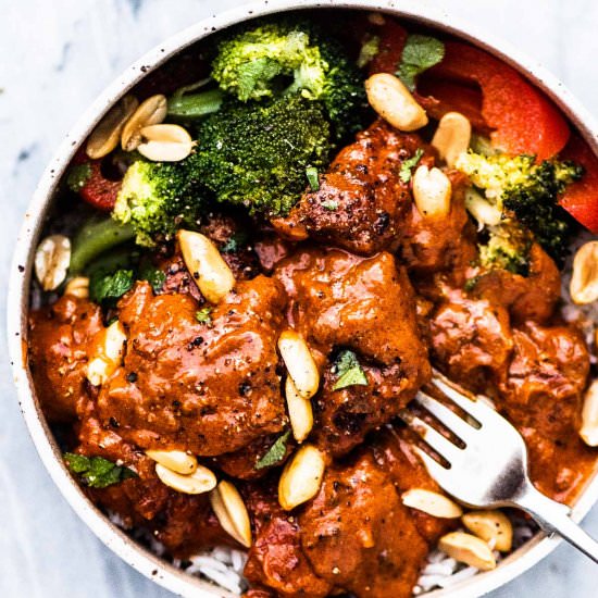 Peanut Butter Chicken - Recipe photo by The Endless Meal