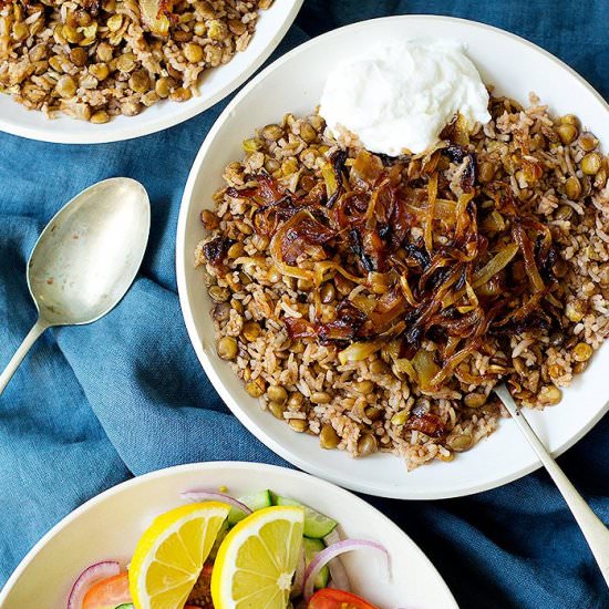 Mujadara - Recipe photo by unicorns in the kitchen