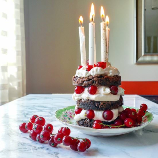 Olive Oil Brownie Cake - Recipe photo by mangotomato