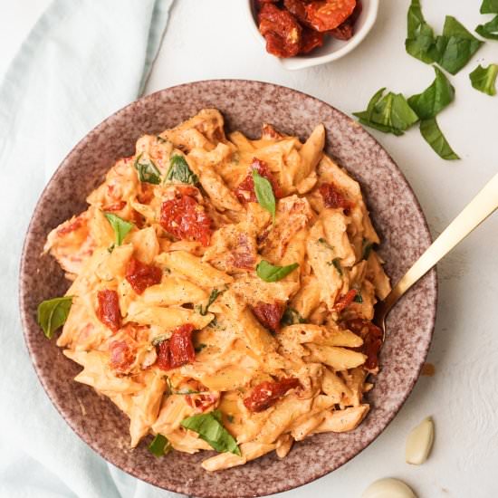 Creamy Sun-Dried Tomato Pasta - Recipe photo by mags_makes