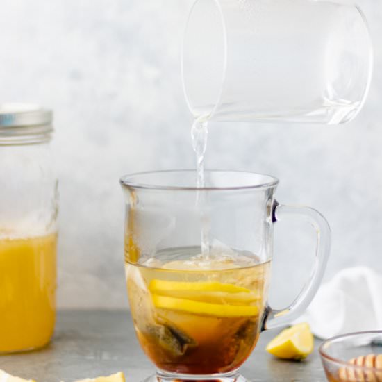 Honey Ginger Tea - Recipe photo by Alifedelicious