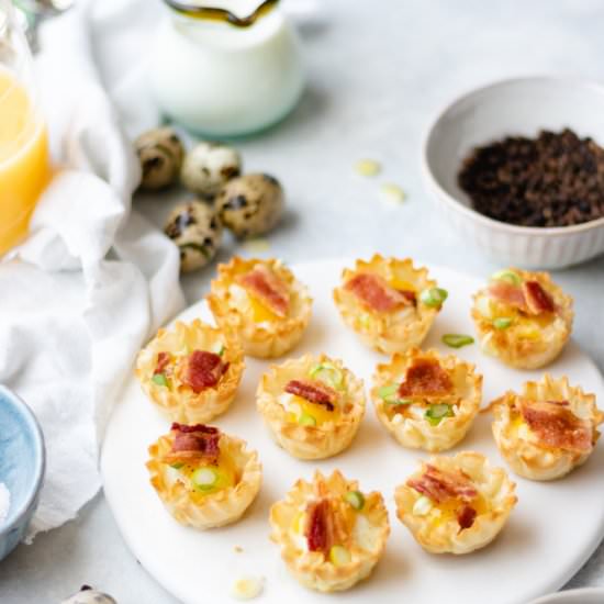 Baked Quail Egg Bites - Recipe photo by Alifedelicious