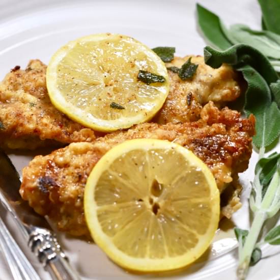 Amazing Lemon Butter Chicken - Recipe photo by Grits and Pinecones