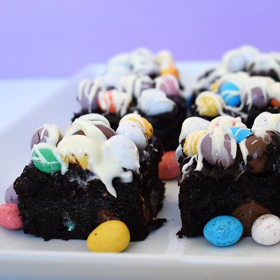 Easter Egg Brownies - Recipe photo by lightscamerabake