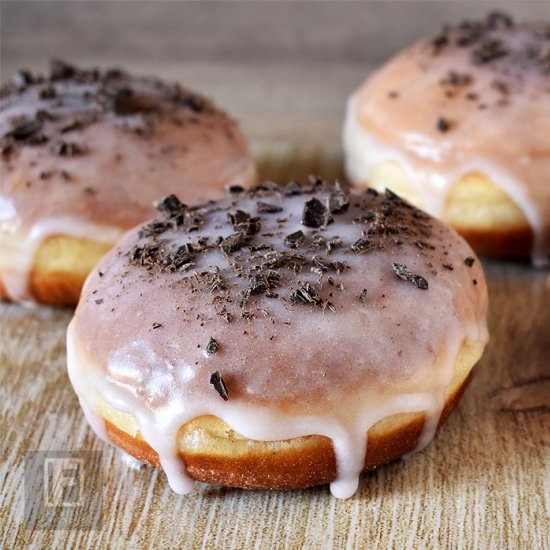 Rum Donuts with Rum Glaze - Recipe photo by Family Friendly Cooking