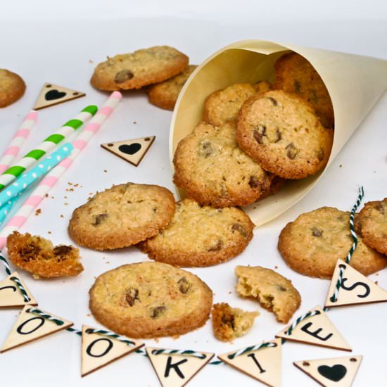 Coconut chocolate chip cookies - Recipe photo by Culinaire bagage