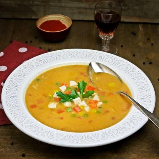 Cream of chicken soup - Recipe photo by Culinaire bagage