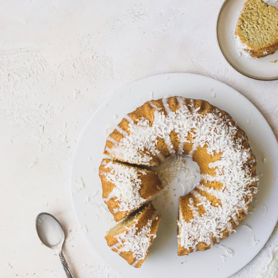 Keto Coconut Cake - Recipe photo by StemandSpoon