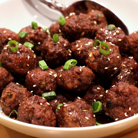Korean Sweet and Savory Meatballs - Recipe photo by Sprinkleofsesame