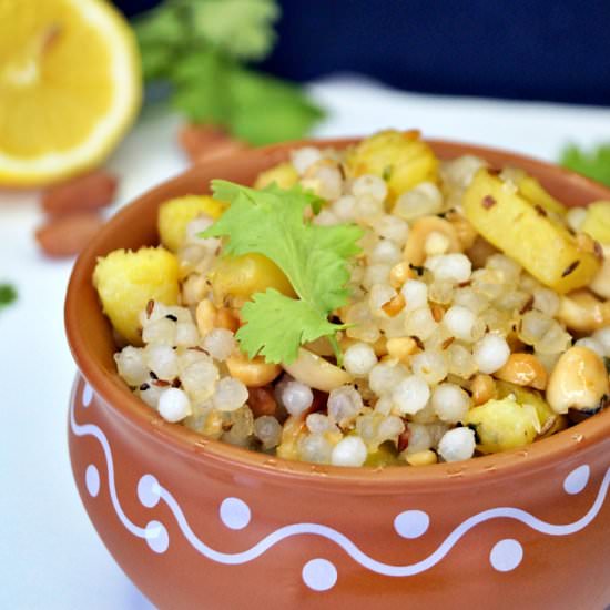 Sabudana Khichdi - Recipe photo by Flavours on Plate