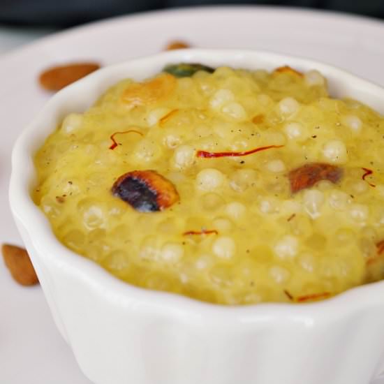 Sago pearls pudding - Recipe photo by Flavours on Plate