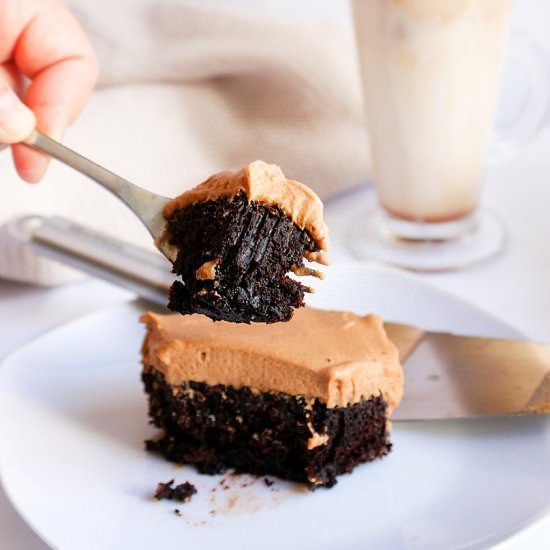 Chocolate Cake with Salted Caramel - Recipe photo by amiablefoods