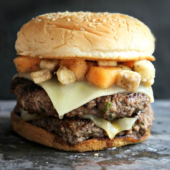 the mufasa burger - Recipe photo by The Gluttonous Geek