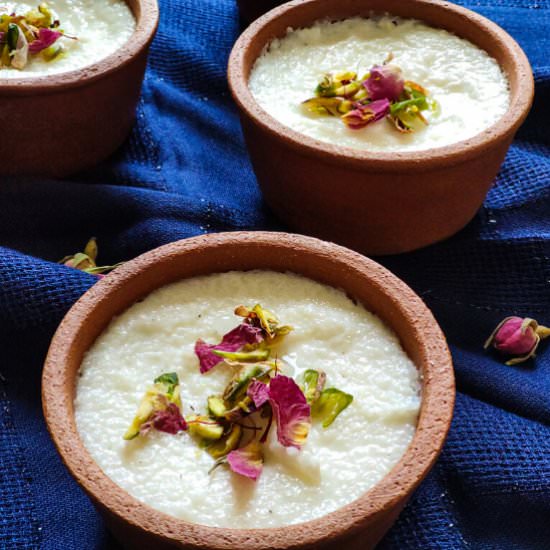 Phirni-Indian rice pudding - Recipe photo by greenbowl2soul