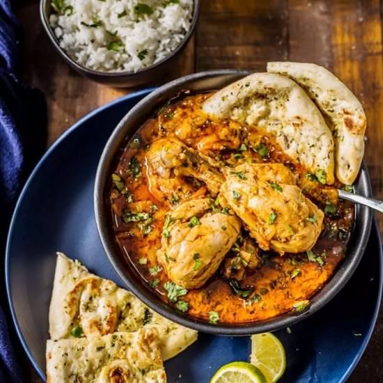 Instant Pot Indian Chicken Curry - Recipe photo by SimmertoSlimmer