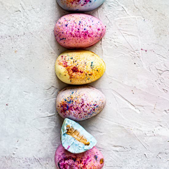 White Chocolate Peanut Butter Eggs - Recipe photo by Healthy Little Vittles