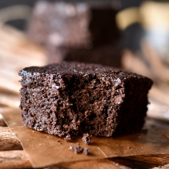 Flourless Cocoa Brownies - Recipe photo by avipie