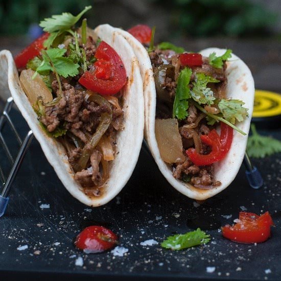Beef Tacos Recipe - Recipe photo by Arun