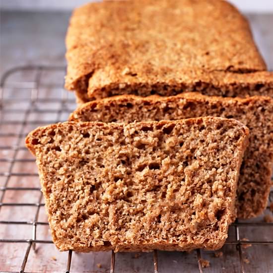 effortless plant-based bread - Recipe photo by veganwithgusto