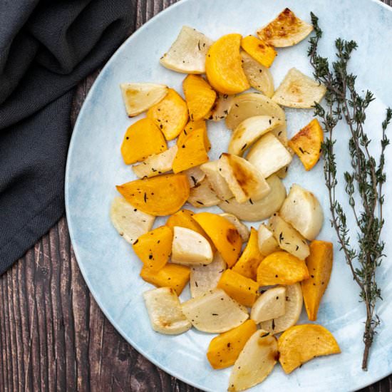 Roasted Turnips with Honey - Recipe photo by Chef Molly