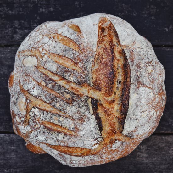 Sourdough Spelt Artisan Bread - Recipe photo by castlesandlattes