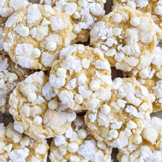 Lemon Crinkle Cookies - Recipe photo by themarblekitchen