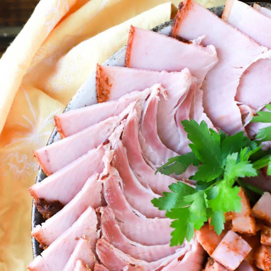 Easy Dry Glazed Ham - Recipe photo by FunnyLoveLindsay