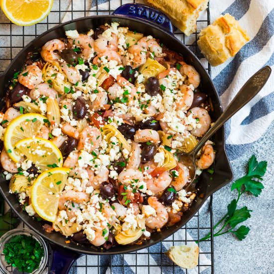 Mediterranean Shrimp - Recipe photo by wellplated