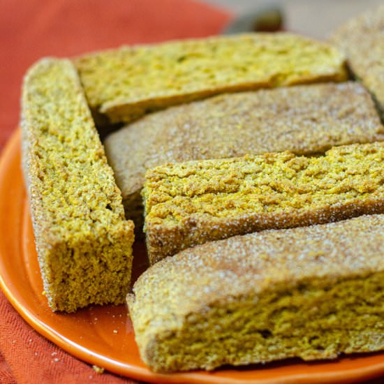 pumpkin spice biscotti - Recipe photo by freshaprilflours