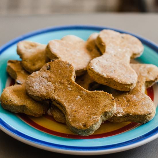 pumpkin dog treats (peanut free) - Recipe photo by freshaprilflours
