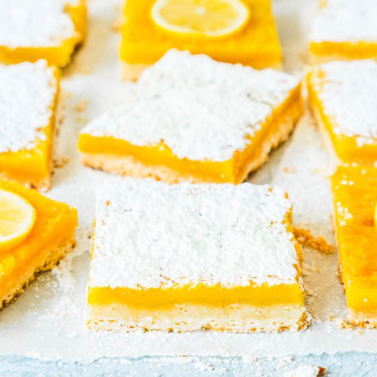 Eggless Lemon Bars - Recipe photo by Mommys Home Cooking