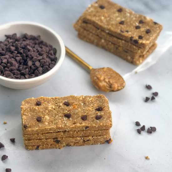 Homemade Peanut Butter Protein Bars - Recipe photo by The Healthy Toast