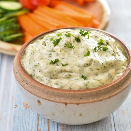 Easy Dill Veggie Dip - Recipe photo by goodnomshoney