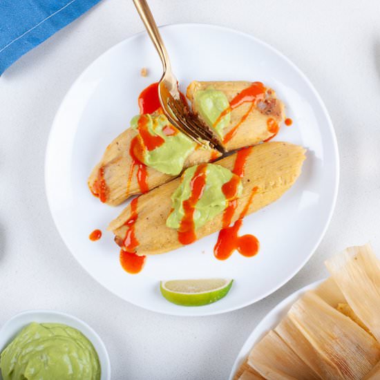 How to make Vegan Tamales - Recipe photo by avocadocentric