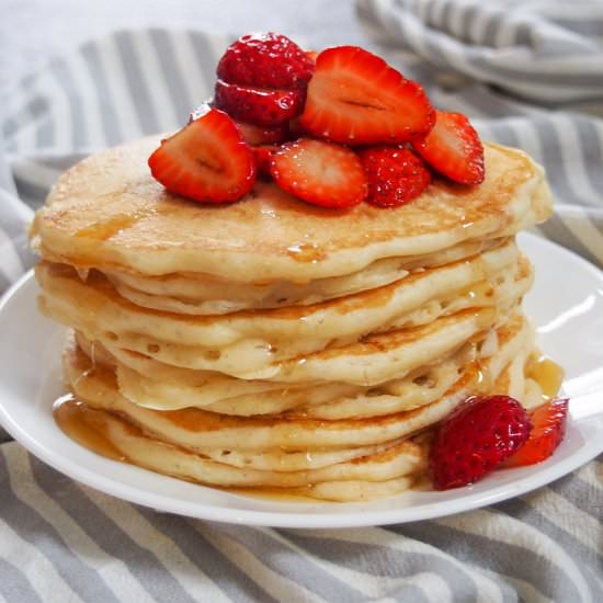 Sourdough pancakes - Recipe photo by carolinescooking