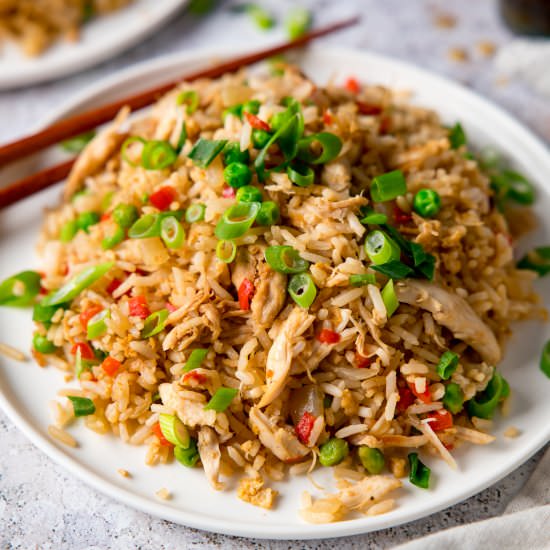Chicken Fried Rice - Recipe photo by KitchenSanctuary