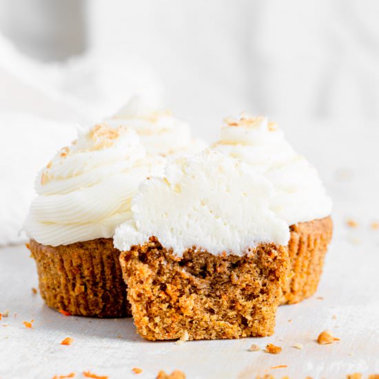 Small Batch Carrot Cake Cupcakes - Recipe photo by SprinklesandSeaSalt