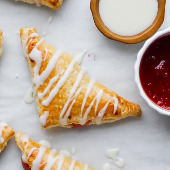 Strawberry + Cream Cheese Turnovers - Recipe photo by ourbalancedbowl
