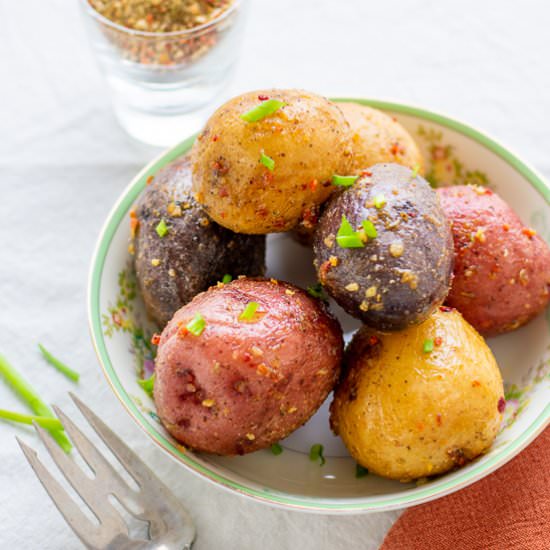 Instant Pot Seasoned Salt Potatoes - Recipe photo by a meal in mind