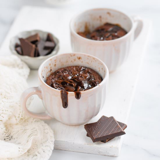 5-MINUTE CHOCOLATE MUG CAKE - Recipe photo by Art of Palate
