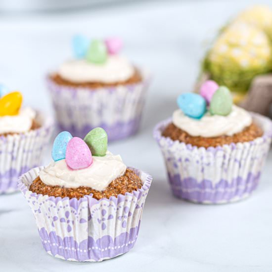 Healthy Carrot Cake Muffins - Recipe photo by thehealthytart
