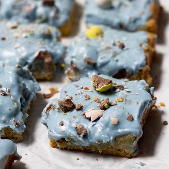 Easter Egg Blondies - Recipe photo by thebakersalmanac