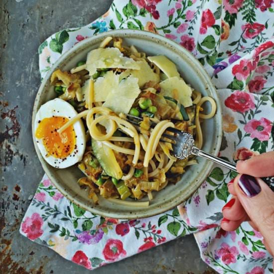pasta primavera - Recipe photo by mangotomato