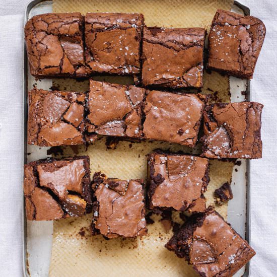 Reese's peanut butter cup brownies - Recipe photo by Shecanteatwhat