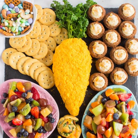 Easter Appetizer Snack Board - Recipe photo by familyfreshmeals
