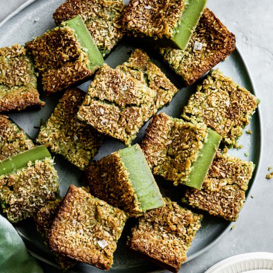 Matcha Mochi Cake - Recipe photo by snixykitchen