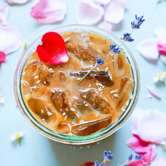 Lavender Iced Coffee - Recipe photo by Fitty Foodlicious
