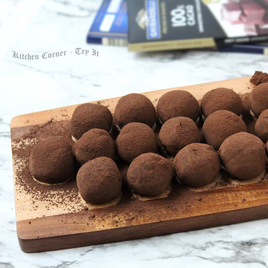 Easy Mocha Truffles - Recipe photo by Suja Manoj