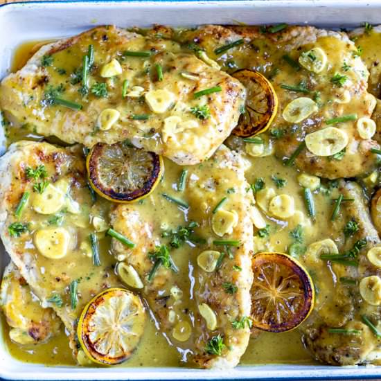 Weeknight Lemon Chicken - Recipe photo by a zest for life